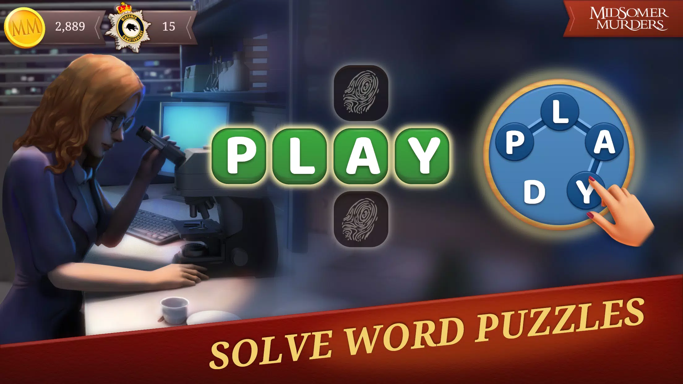 Midsomer Murders: Word Puzzles Screenshot 1