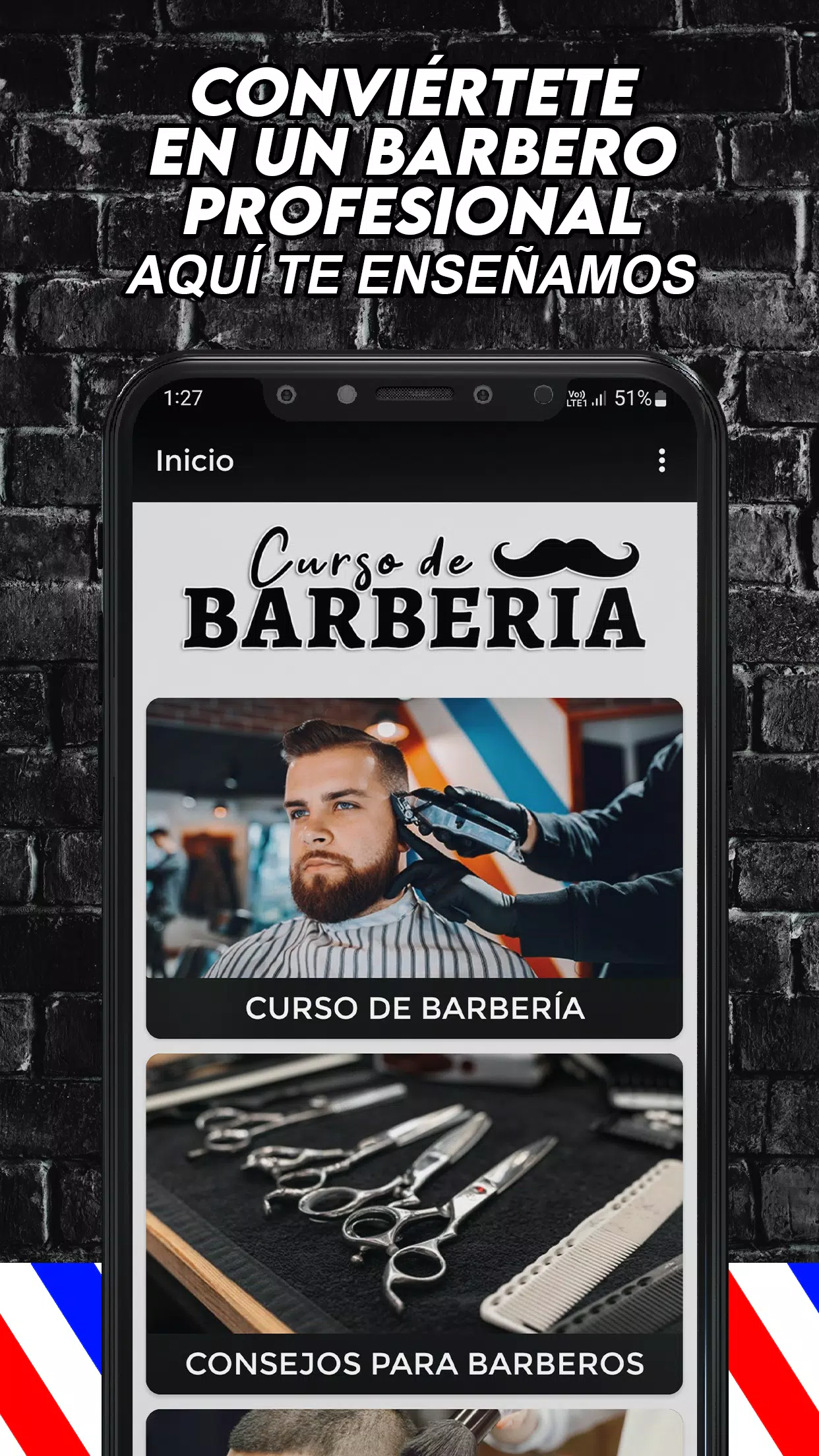 Curso de Barberia y Peluquería 스크린샷 0