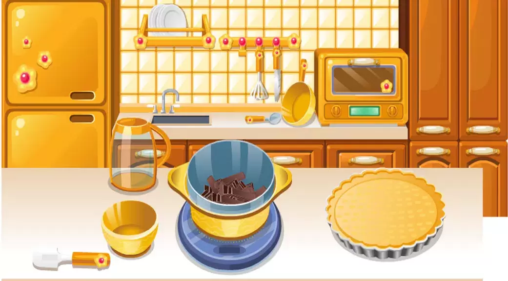 girls cooking games chocolate Скриншот 3