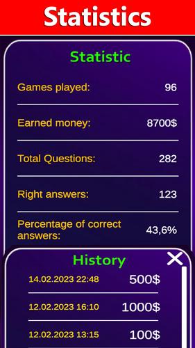 Millionaire - Quiz 2025 Zrzut ekranu 3