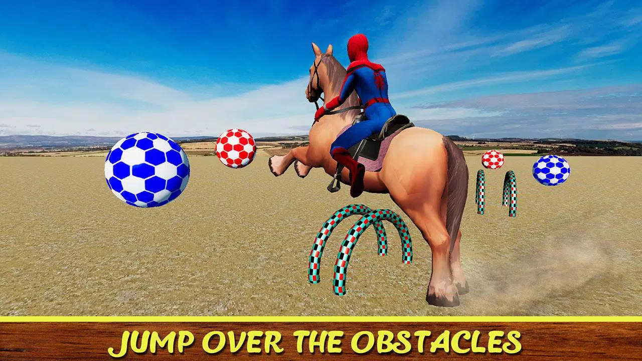 Diligent SuperHeroes Horse Riding 3d Ảnh chụp màn hình 2