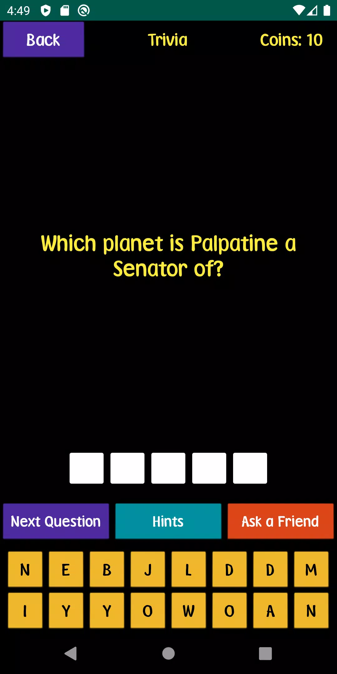 Quiz For SW Fans スクリーンショット 0