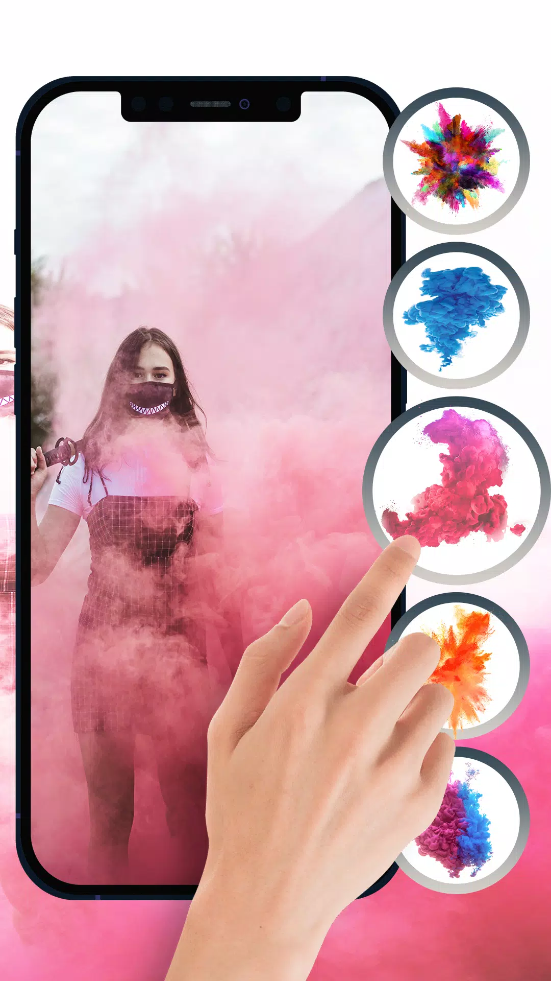 Smoke Filter Photo Editor 스크린샷 1