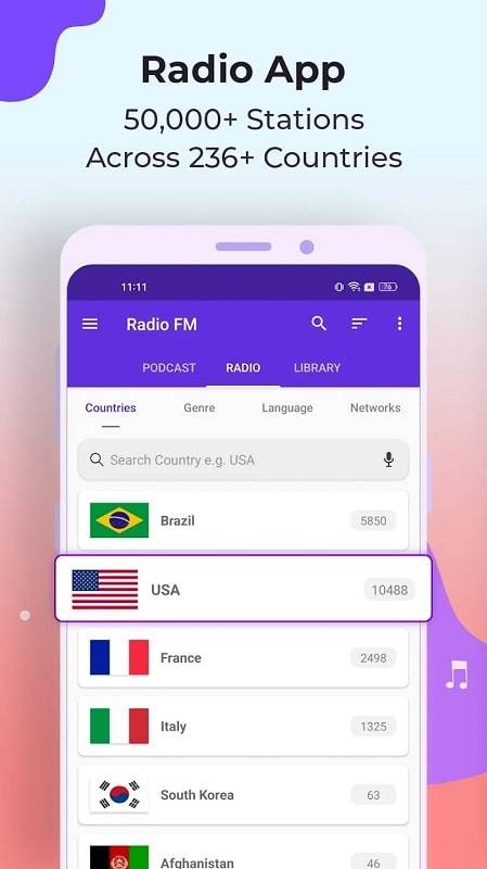 Radio FM: Live-Radio-App Screenshot 0