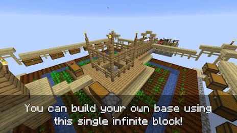 Schermata One block survival for MCPE 3