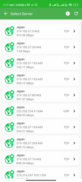 TRUE VPN 스크린샷 1