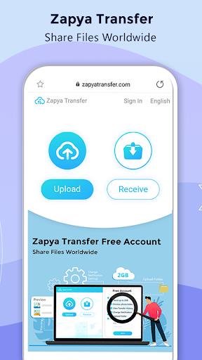 Schermata Zapya - File Transfer, Share 0