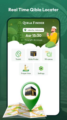 Qibla Direction - Qibla Finder 스크린샷 0