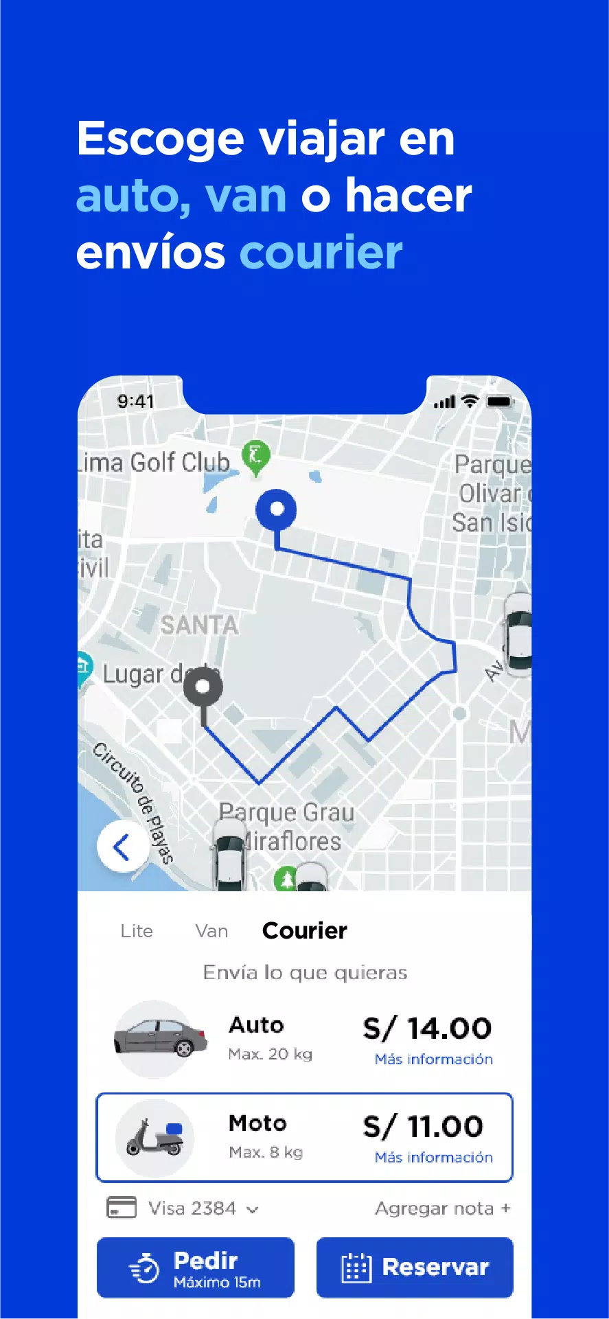 Directo, un app de taxi Captura de pantalla 2