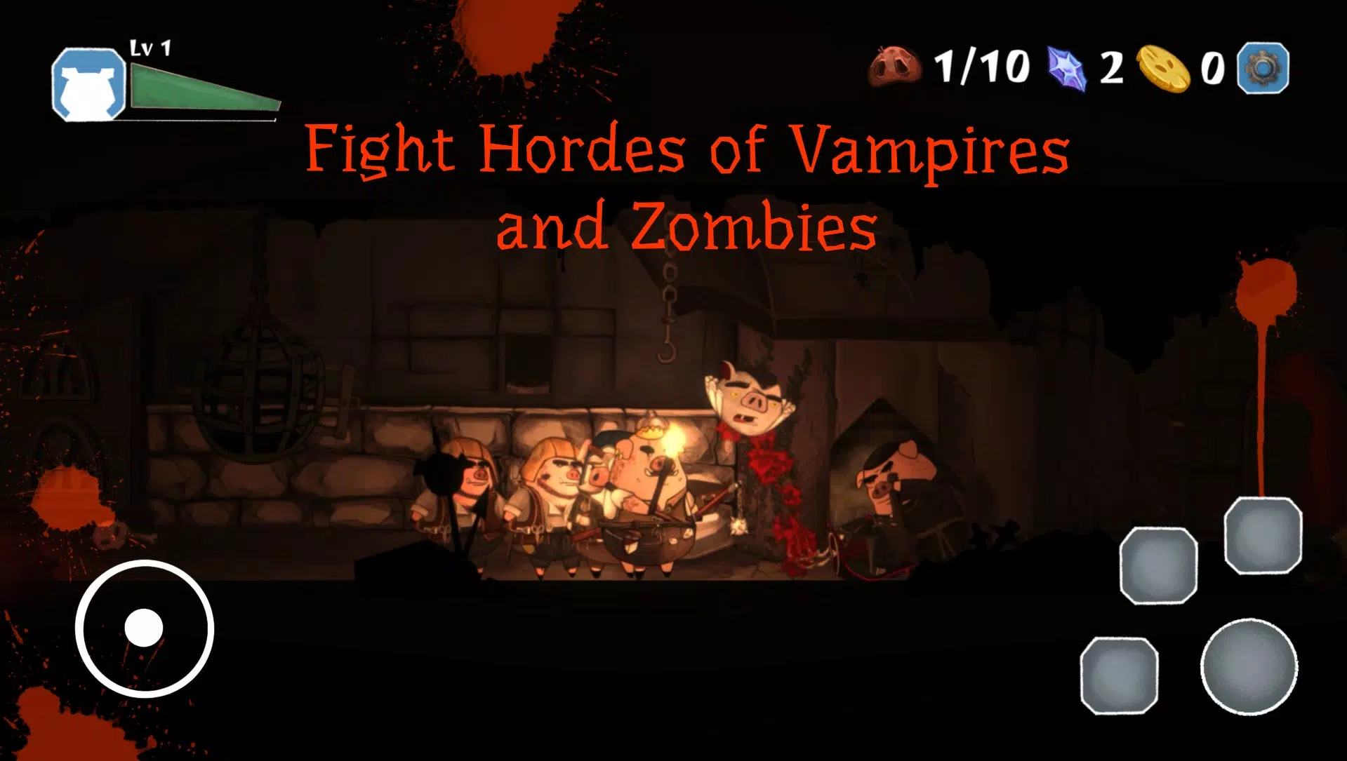 Pigs Wars: Vampire Blood Moon Captura de pantalla 2
