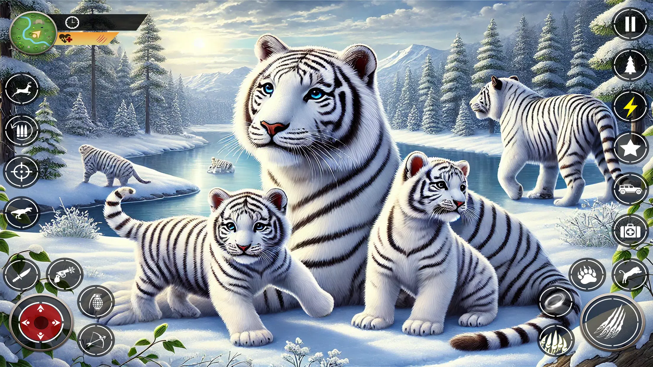 Snow Tiger Family Simulator 3D应用截图第0张