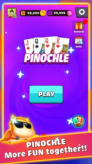 Pinochle - Trickster Cards ภาพหน้าจอ 1