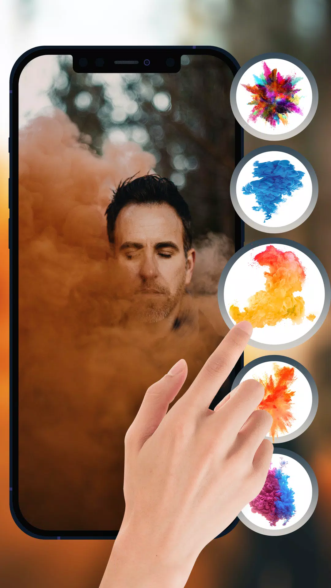 Smoke Filter Photo Editor 스크린샷 2