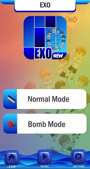 EXO Chibi Piano Tiles ภาพหน้าจอ 2