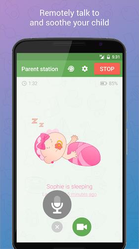 Baby Monitor 3G (Trial) ဖန်သားပြင်ဓာတ်ပုံ 3