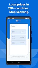 GigSky: Global eSim Data Plans Capture d'écran 1