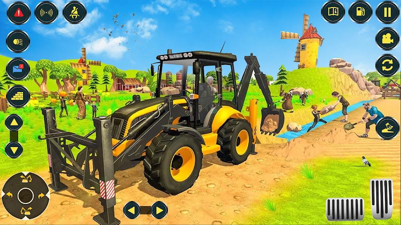 Village Excavator JCB Games应用截图第3张