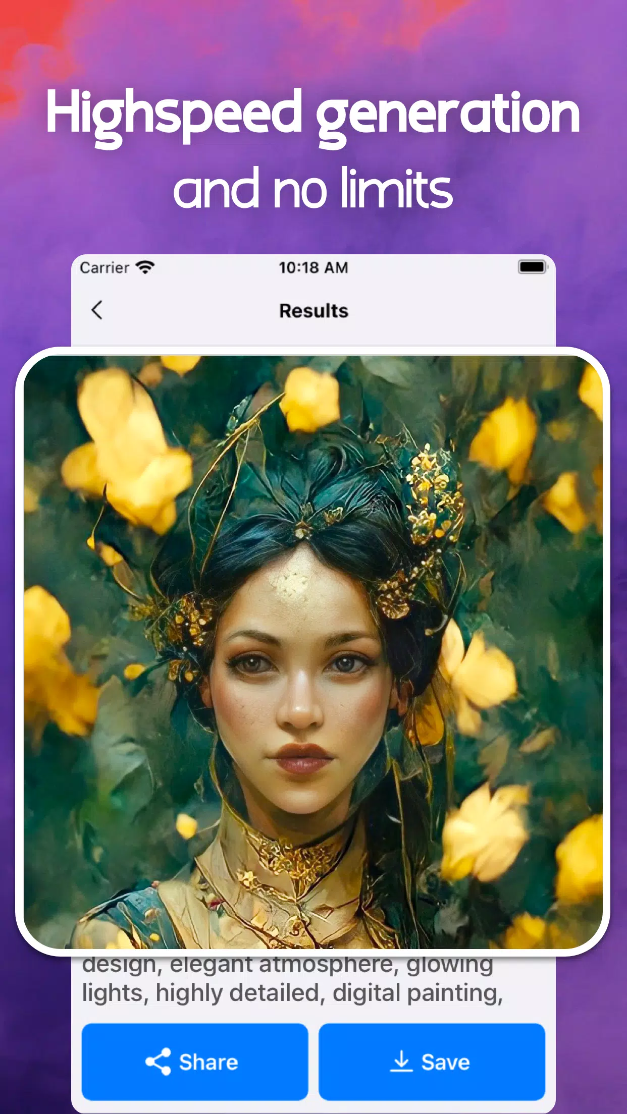 AI Generated Art Generator スクリーンショット 3