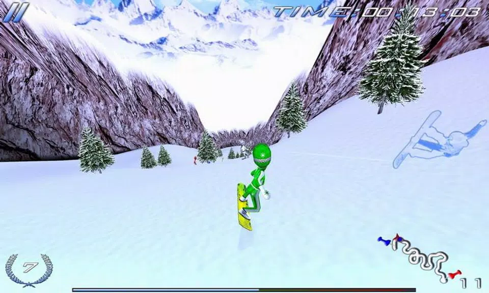 Snowboard Racing Ultimate Captura de tela 1