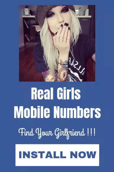 Real Girls Mobile Numbers स्क्रीनशॉट 0