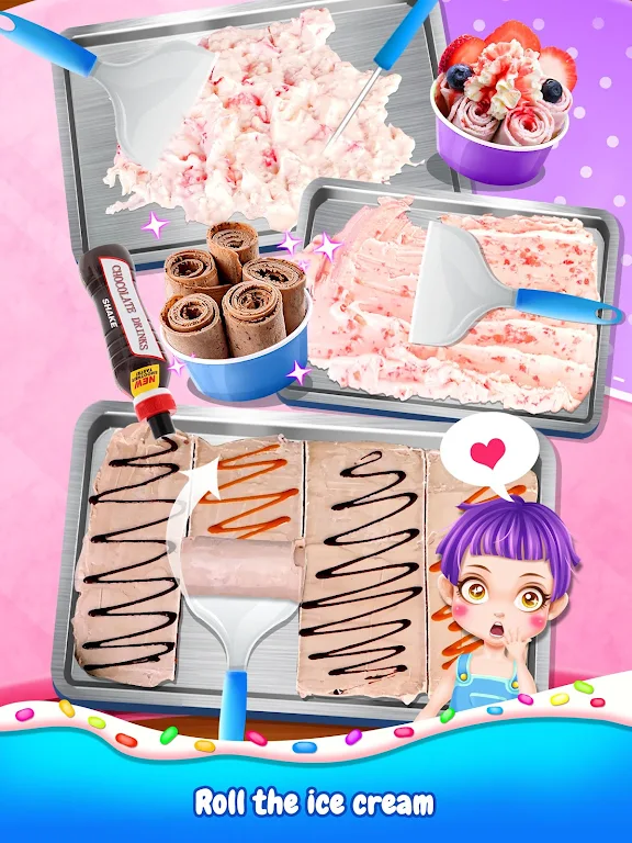 Frozen Ice Cream Roll Maker Ảnh chụp màn hình 2