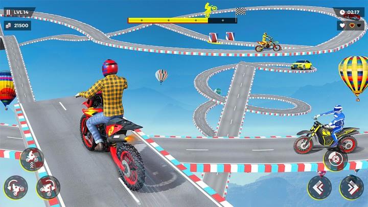 Bike Stunt Racing 3D Bike Game スクリーンショット 1