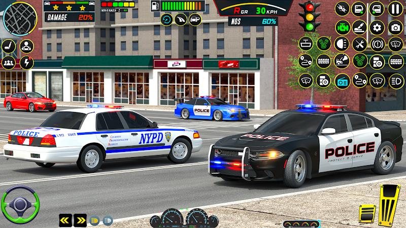 US Police Car Parking - King Скриншот 2