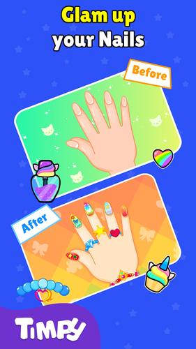 Nail Salon Games Acrylic Nails Captura de pantalla 3