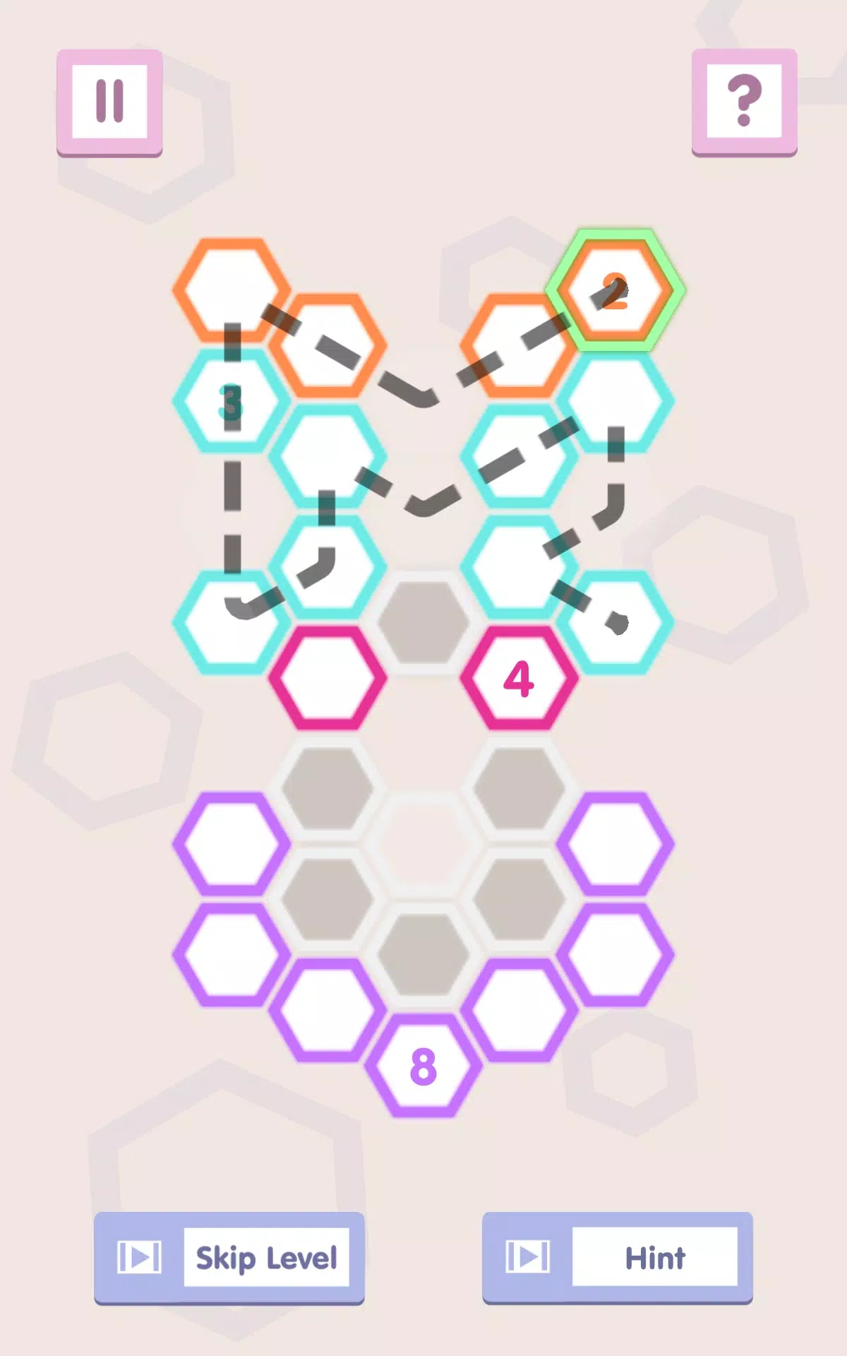 Number Path: Hexa Links Capture d'écran 1