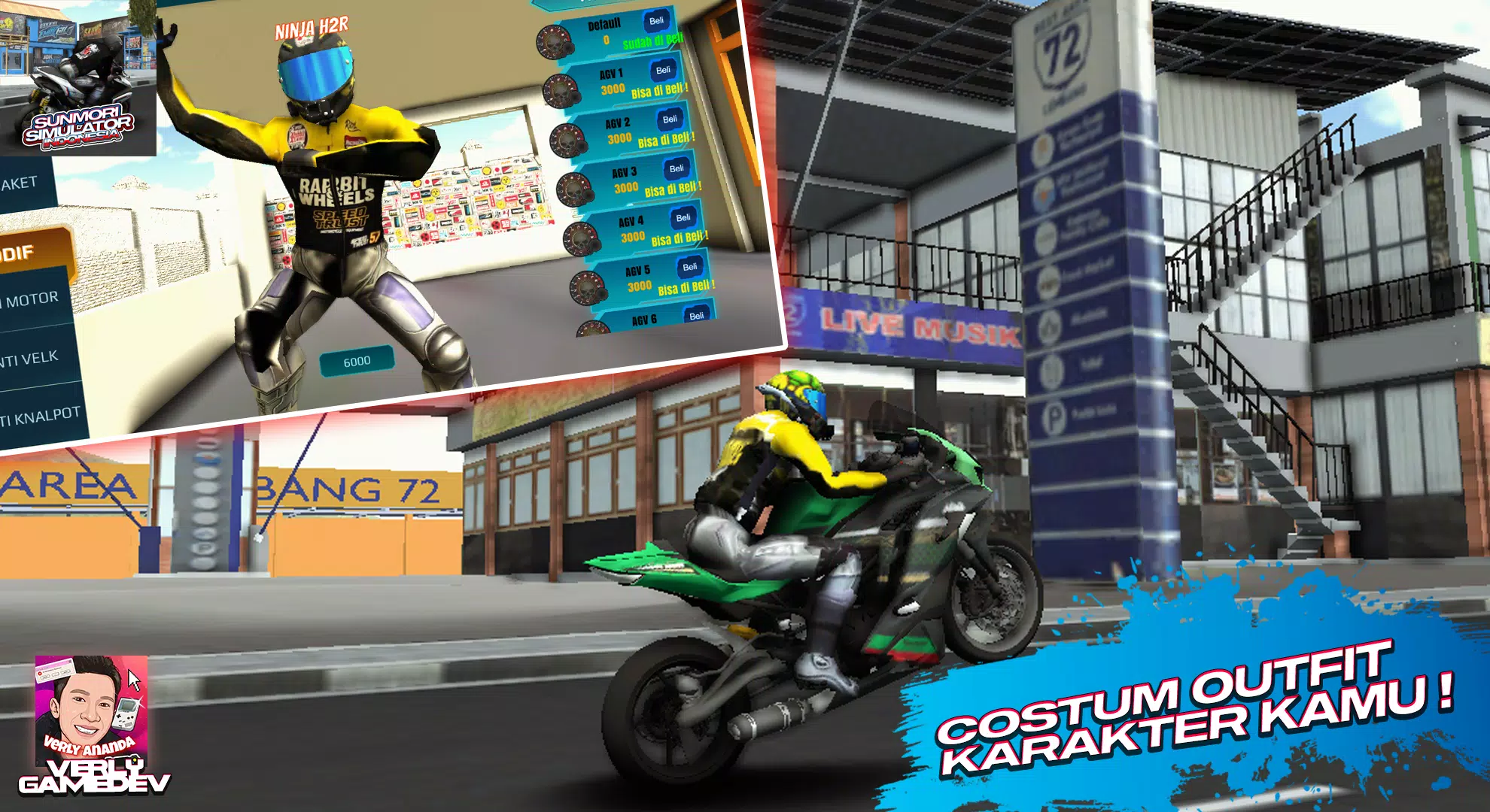 Sunmori Simulator Indonesia 3D Скриншот 3
