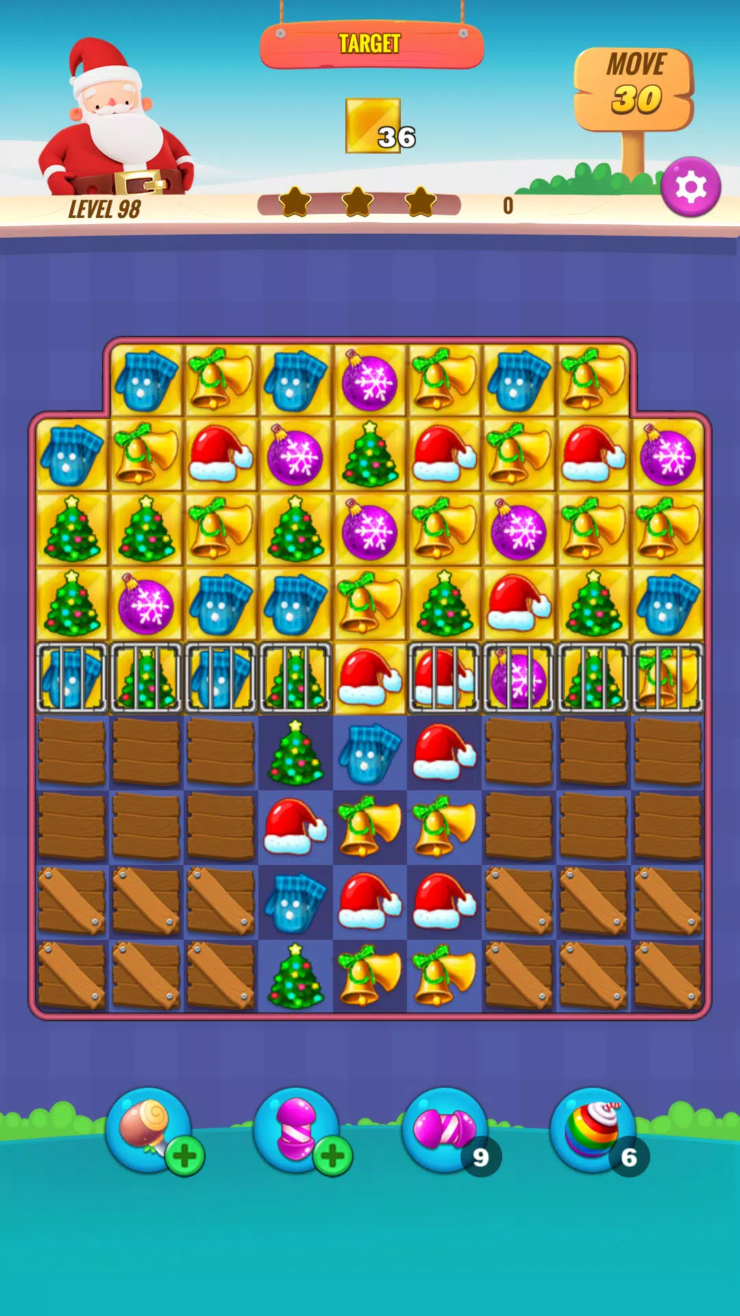 Christmas NewYear Match Game Captura de tela 2