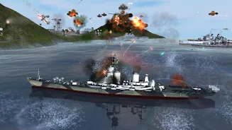 WARSHIP BATTLE:3D World War II Tangkapan skrin 2