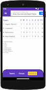 Fixture & Points Table Maker Captura de pantalla 2