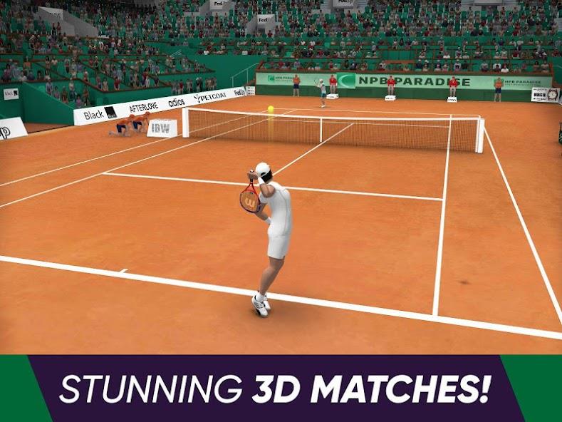 Tennis World Open 2023 - Sport Mod 스크린샷 2