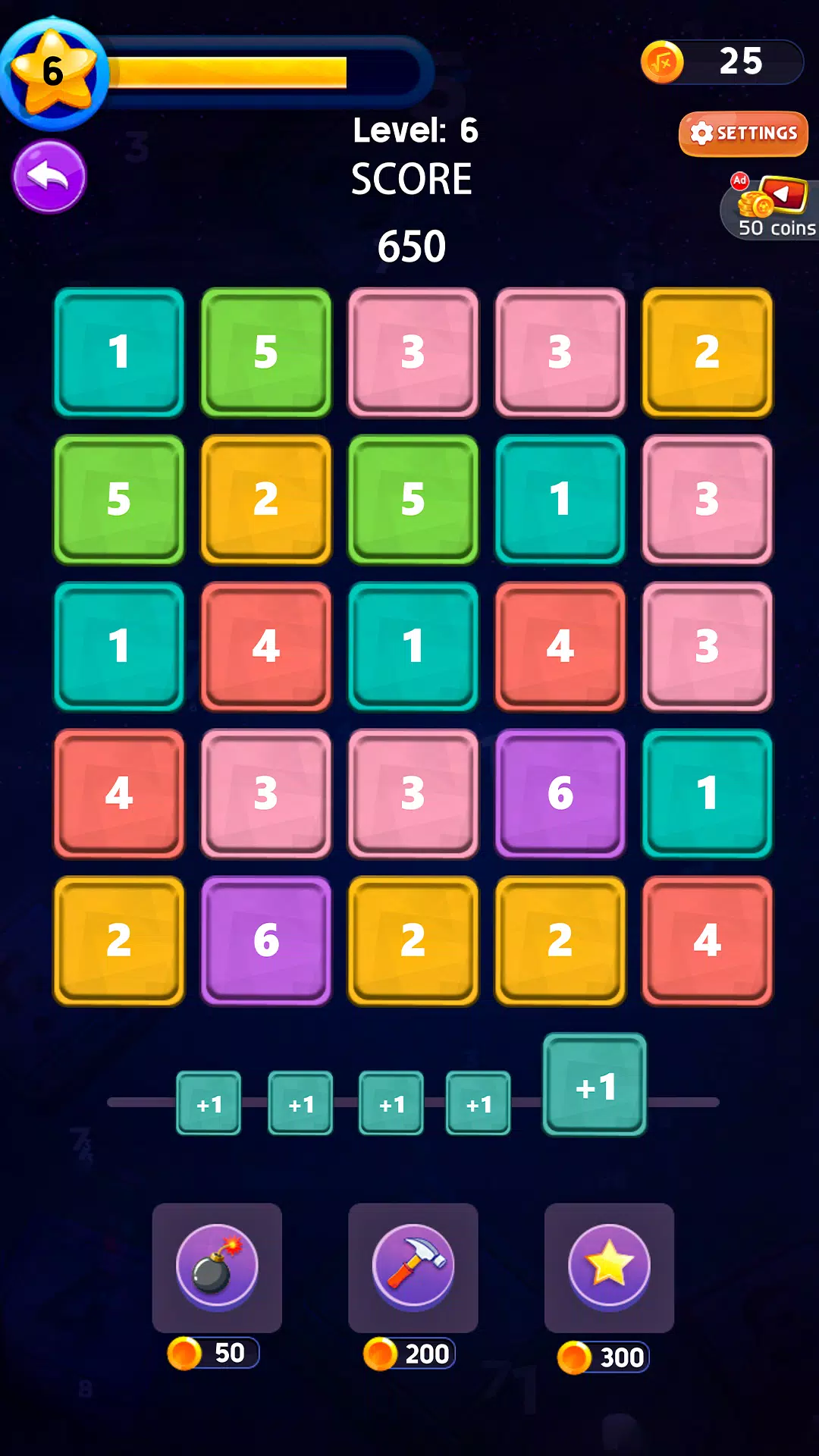 Number Merge Puzzle Match Capture d'écran 0