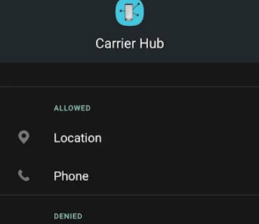 Carrier Hub Screenshot 2