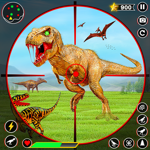 Wild Dino Hunter 3D Gun Games Ekran Görüntüsü 0