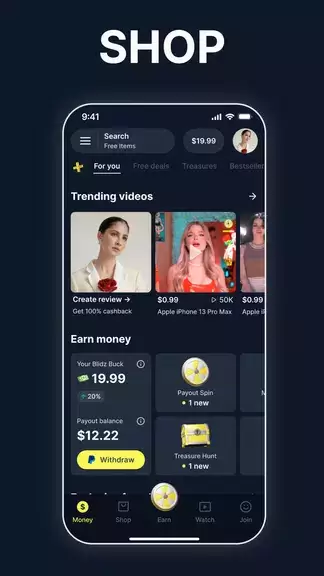 Blidz - Shop Deals, Earn Money Screenshot 3