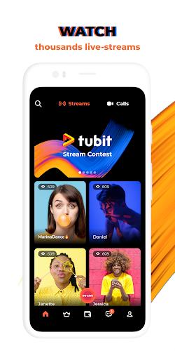 Tubit: Live Stream Video Chat ဖန်သားပြင်ဓာတ်ပုံ 0