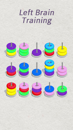 Schermata Color Hoop Sort - Color Sort 2