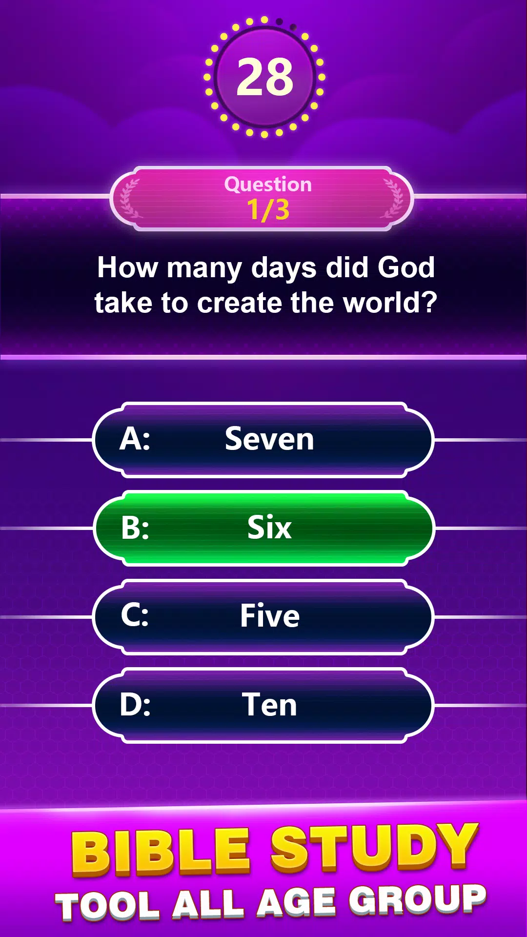 Bible Trivia Captura de pantalla 0