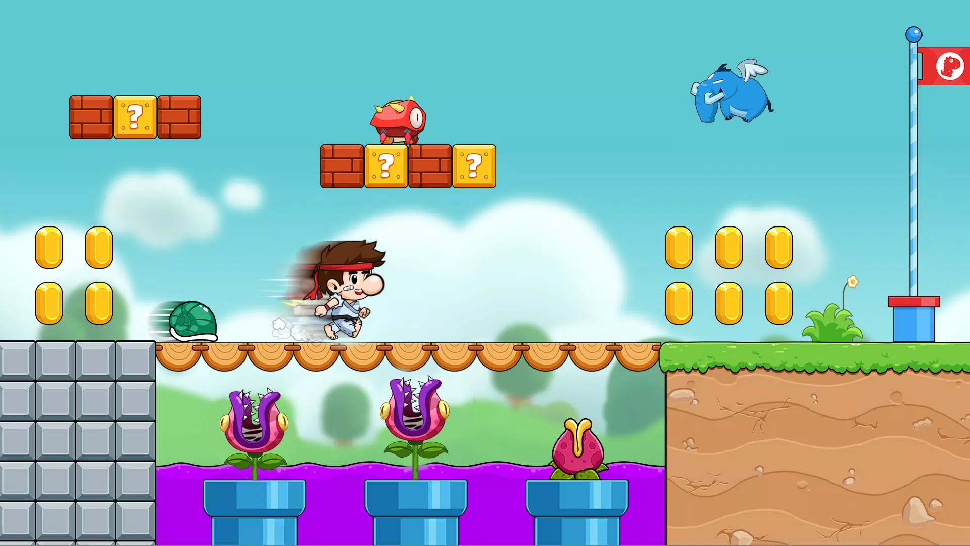 Bean's World Super: Run Games Captura de tela 3