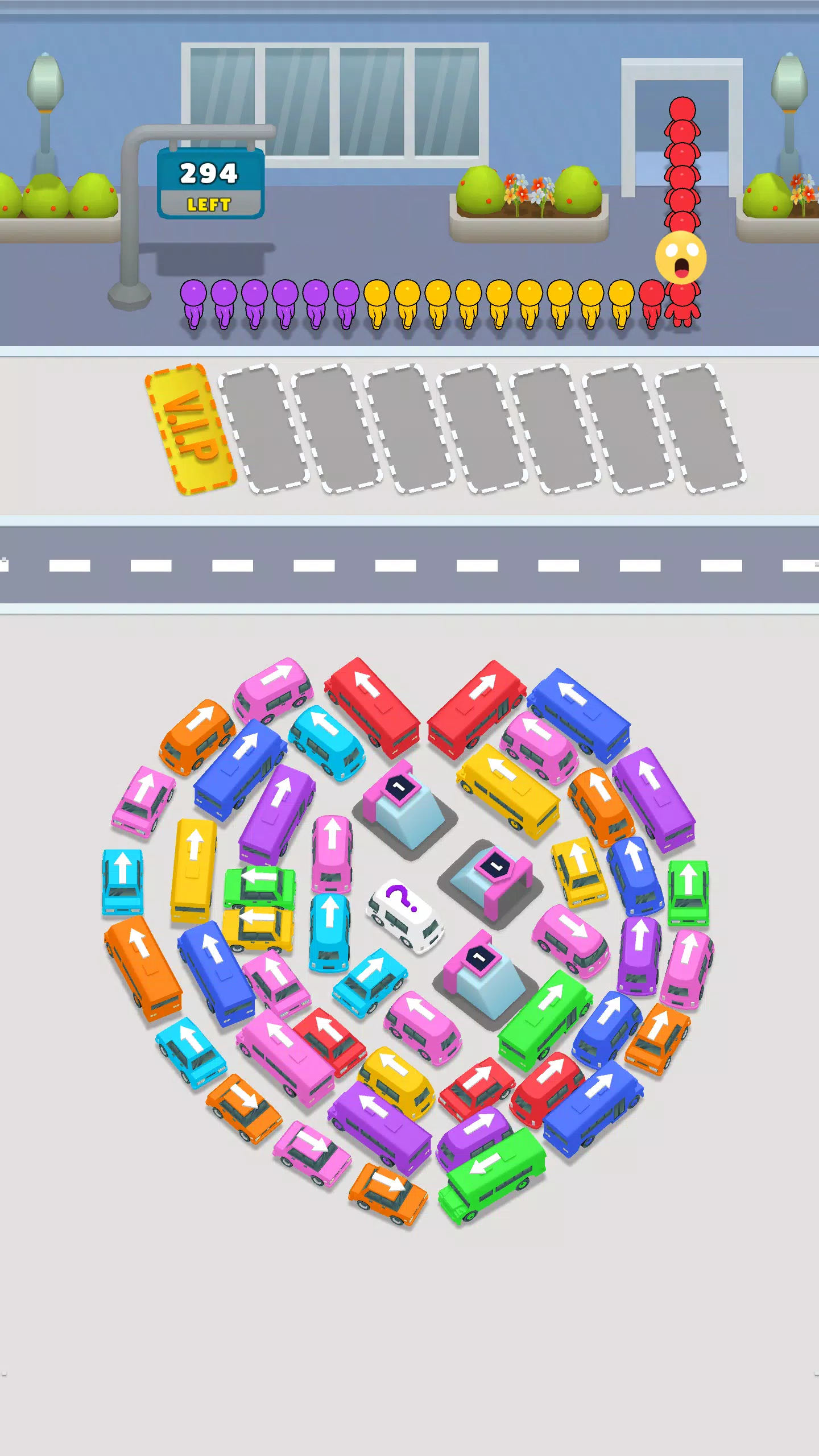 Bus Match Puzzle: Bus Shuffle Ảnh chụp màn hình 2