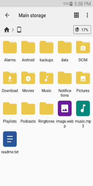 Cx File Explorer スクリーンショット 2