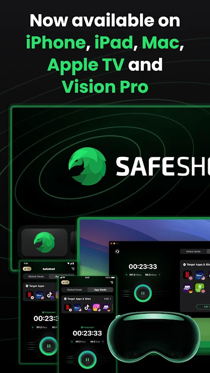 SafeShell VPN - Stream Freedom 스크린샷 3