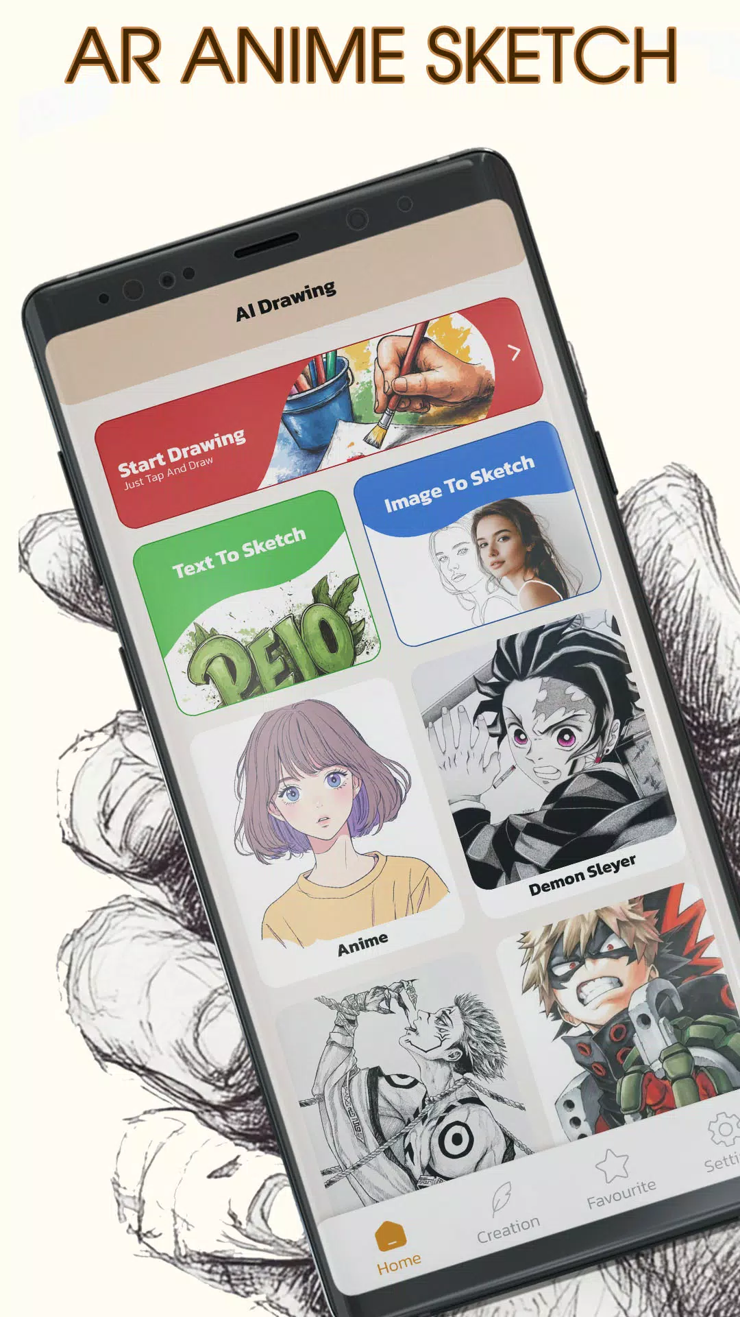 AR Anime Sketch: Trace & Draw Capture d'écran 0