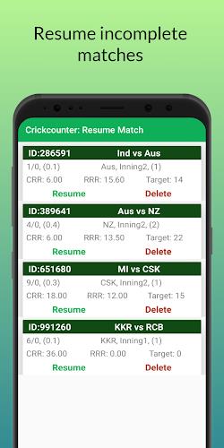 Cricket: Local match scorebook 스크린샷 3