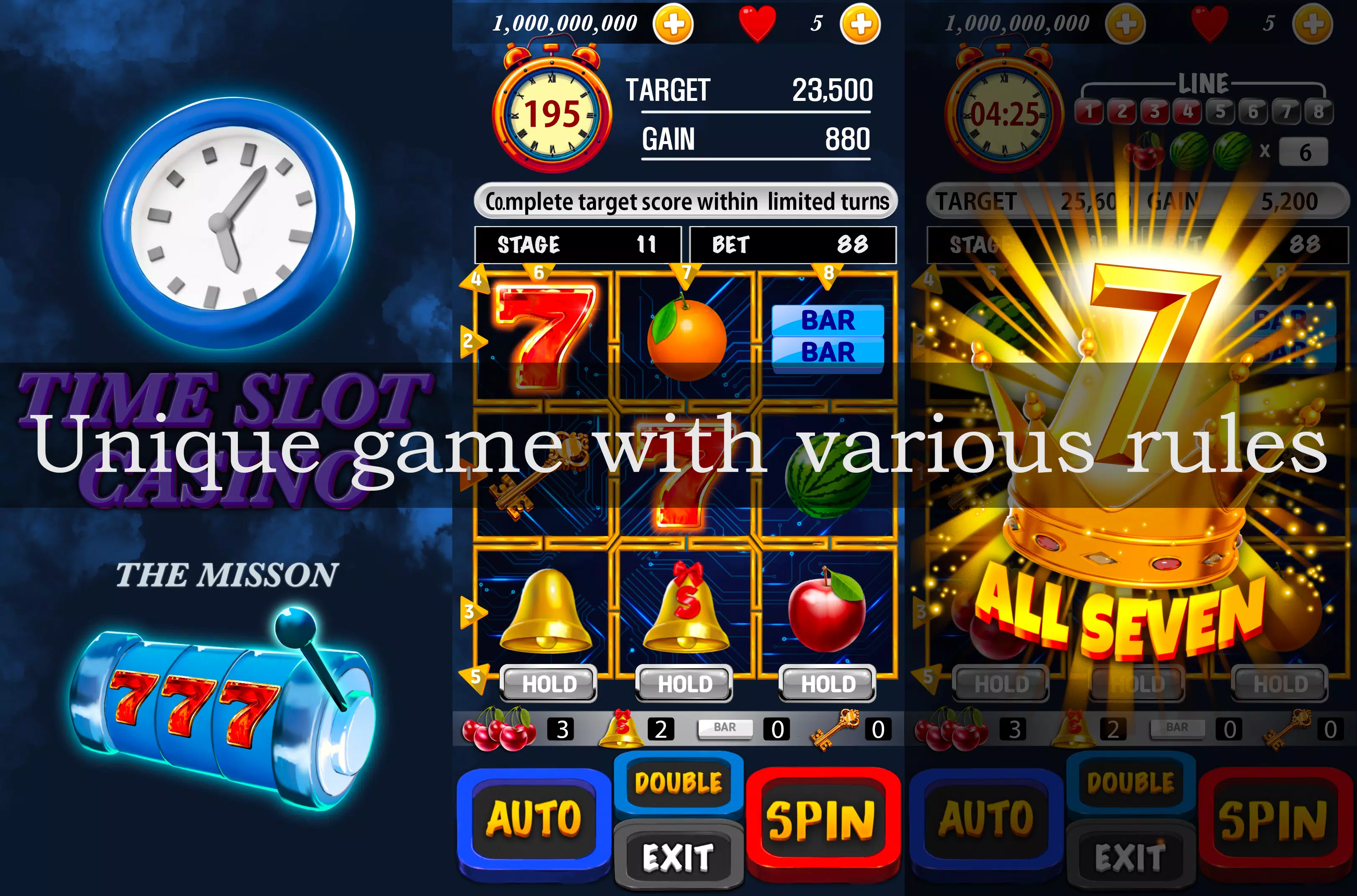 Time slot Casino : The Mission Ảnh chụp màn hình 0