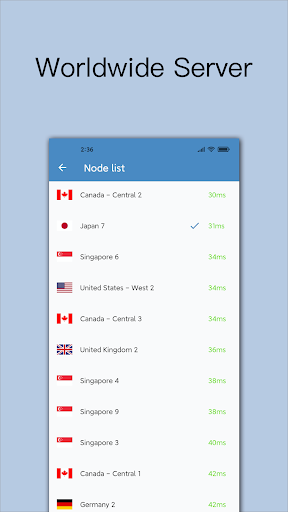 V2VPN - A Fast VPN Proxy Ekran Görüntüsü 2