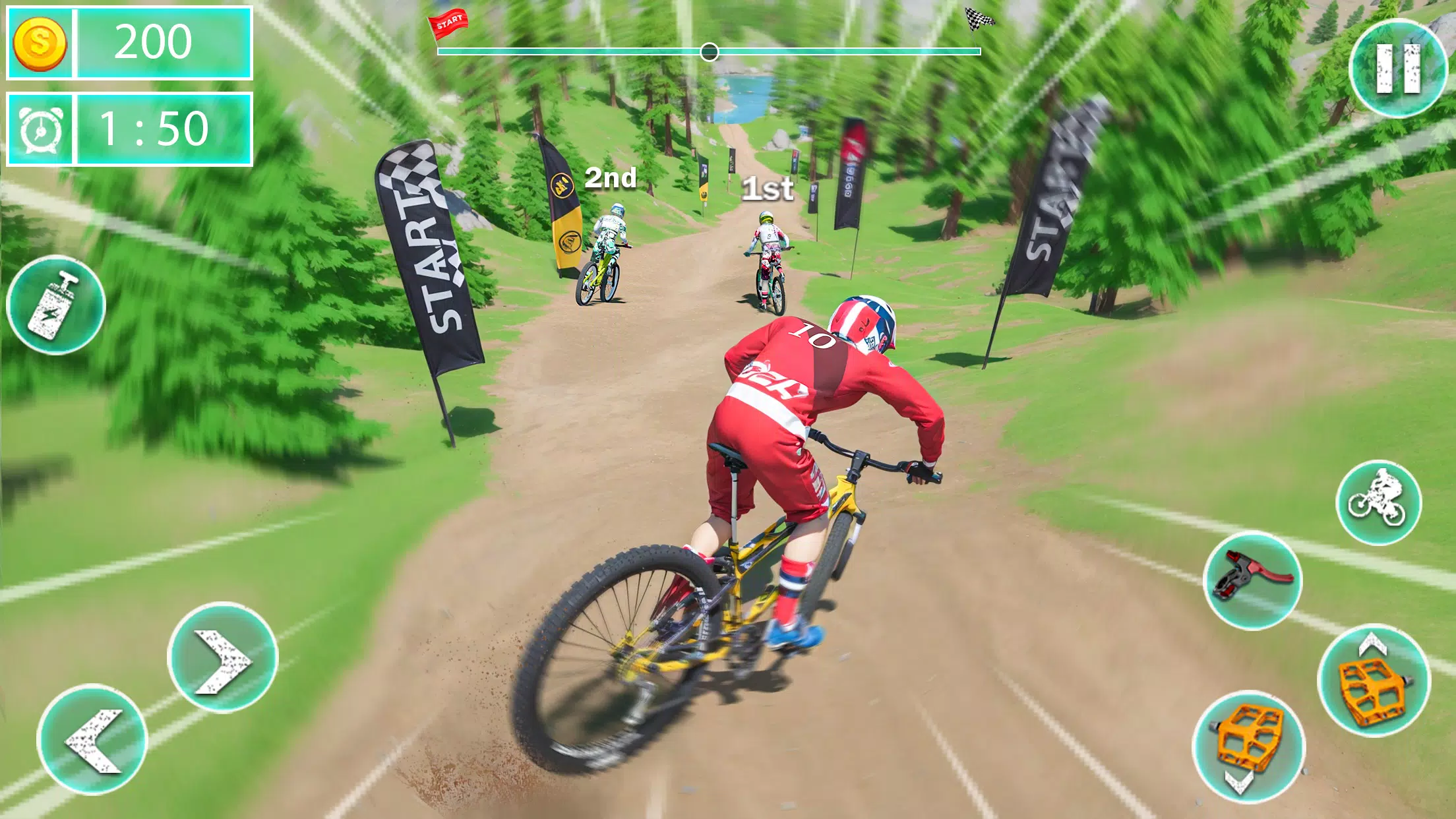 MTB Downhill: BMX Racer Capture d'écran 3